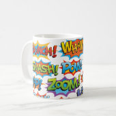 Comic Action Word Kaffeetasse (Vorderseite Links)