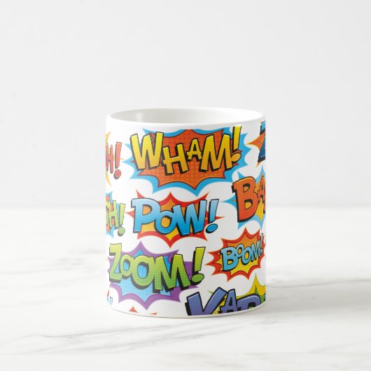 Comic Action Word Kaffeetasse (Mittel)