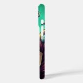 Comic Alien Steampunk iPhone Case Jenseits der nor (Rückseite / Links)