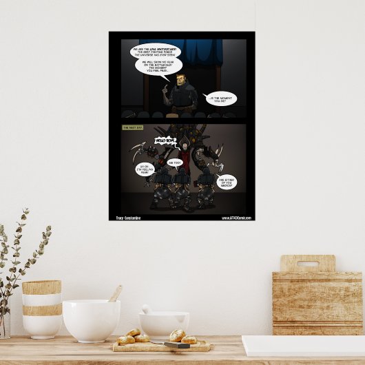 Comic: Angst Poster (Küche)