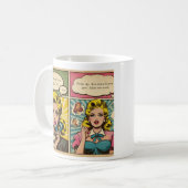 Comic Art ADHD Tasse (Vorderseite Links)