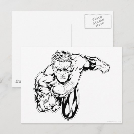 Comic-Art - schellen Sie in der Front, Postkarte (Vorne/Hinten)