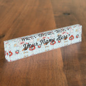 Comic-Art-Superheld-Entwurf Namensplakette (Seite)