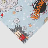 Comic-Art-Superheld-Entwurf Seidenpapier (Ausschnitt)