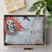 Comic-Art-Superheld-Entwurf Seidenpapier (Geschenk)