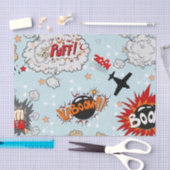 Comic-Art-Superheld-Entwurf Seidenpapier (Handwerk)