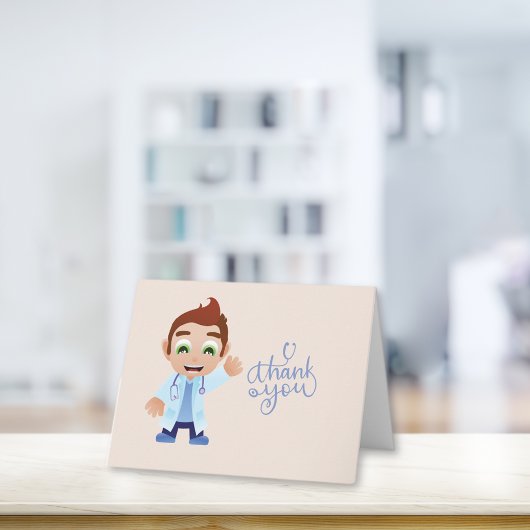Comic-Arzt Danke