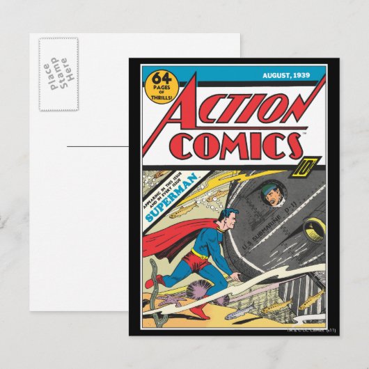 Comic - August 1939 Postkarte (Vorne/Hinten)