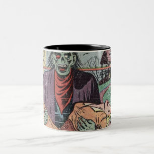 Comic aus den 1950er Jahren Zweifarbige Tasse