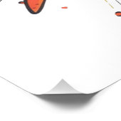 Comic Ausleger Grafik Farbe Wort. Fotodruck (Ecke)