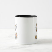 Comic Bird Barrel Dance Tasse (Zentrum)