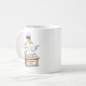 Comic Bird Harbour Officer Kaffeetasse (Vorderseite Links)