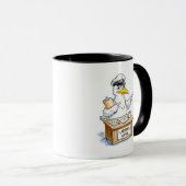 Comic Bird Harbour Officer Tasse (VorderseiteRechts)