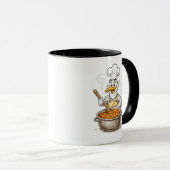 Comic Bird kocht Labskaus Tasse (VorderseiteRechts)