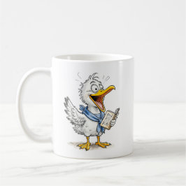 Comic Bird Sailor Crew Kaffeetasse