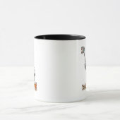 Comic Bird Strandputzer-Crew Tasse (Zentrum)