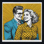 Comic Book Affair Pop Art - Retro-inspiriert Künstlicher Leinwanddruck<br><div class="desc">Genießen Sie die Nostalgie des klassischen Comic-Buchlebens mit diesem faszinierenden Comic Book Affair Pop Art! Dieses Kunstwerk verbindet wunderbar das Wesen der Retro-Comicen mit der Kühnheit der Pop-Kunst und schafft so ein optisch atemberaubendes und spielerisches Meisterwerk. Tauchen Sie ein in die lebendigen Farben, dynamischen Kompositionen und expressiven Figuren, die den...</div>