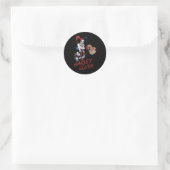 Comic-Book-Antiheld Big Hammer Runder Aufkleber (Tasche)