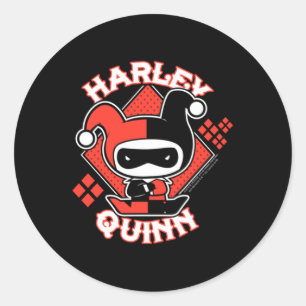 Comic-Book-Antiheld Chibi-Auftritt Runder Aufkleber