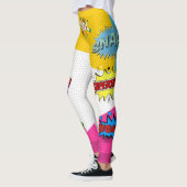 Comic Book Art Pop Leggings (Links)