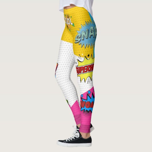 Comic Book Art Pop Leggings (Links)