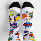 Comic Book Art Pop Socken (Oben)