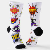Comic Book Art Pop Socken (Gewinkelt)