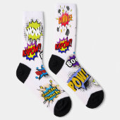 Comic Book Art Pop Socken (Rechts)