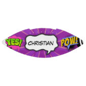 Comic Book Art Pop Spaß Lila Football (Panel)