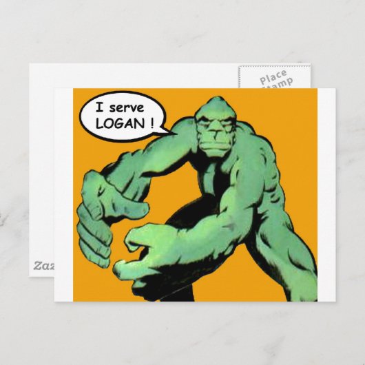 Comic Book Art Postkarte (Vorne/Hinten)