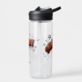 Comic Book Art Smash EXclamation Personalisiert Trinkflasche (Links)