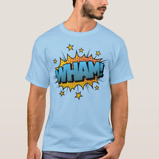 Comic Book Art Wham Bubble T-Shirt (Vorderseite)