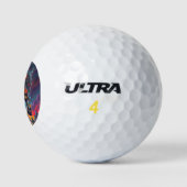Comic-Book-Astronaut-BBQ-Galactic-Grill-Pop-Art Golfball (Logo)