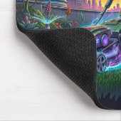 Comic-Book-Astronaut Galaktischer Rasenvernichter  Mousepad (Ecke)