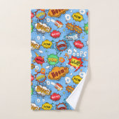 Comic-Book-Badehandtuch-Set Badhandtuch Set (Handtuch)