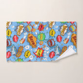 Comic-Book-Badehandtuch-Set Badhandtuch Set (Handtuch)