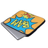 Comic Book "Bam" Ballon Laptopschutzhülle (Vorne Knopf)