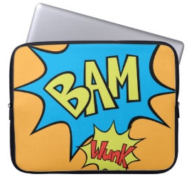 Comic Book "Bam" Ballon Laptopschutzhülle