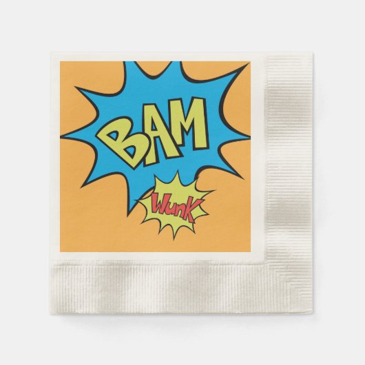 Comic Book "Bam" Ballon Serviette (Vorderseite)