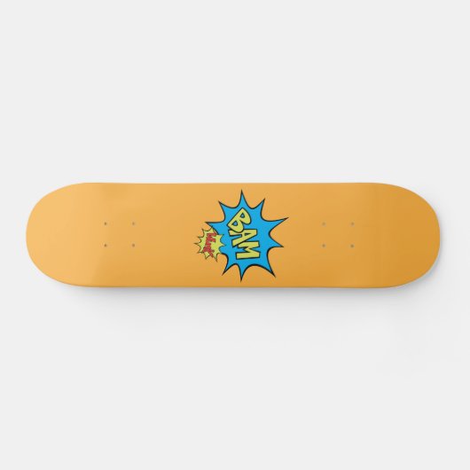 Comic Book "Bam" Ballon Skateboard Deck (Horizontal)
