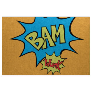 Comic Book "Bam" Ballon Stoff