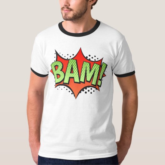 Comic Book Bam! Burst T-Shirt (Vorderseite)