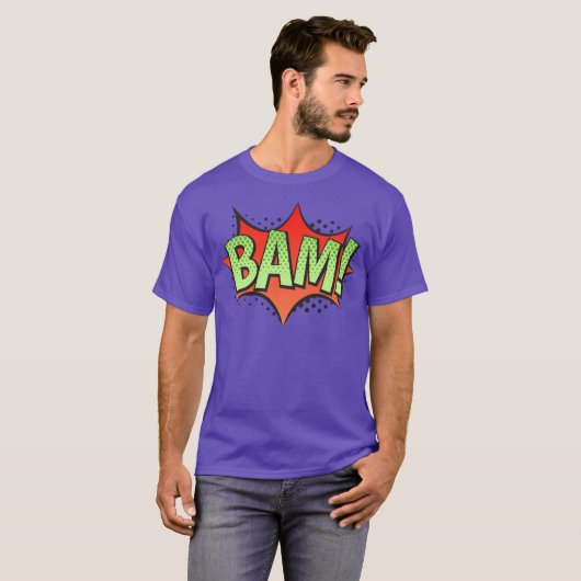 Comic Book Bam! Burst T-Shirt (Vorne ganz)