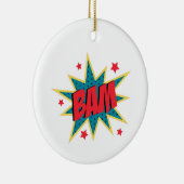 Comic Book Bam Keramik Ornament (Rechts)