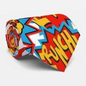 Comic Book Bam Pow Krawatte (Gerollt)