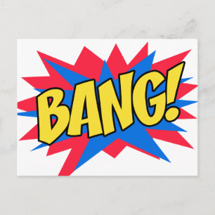 Comic book BANG Postkarte