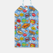 Comic Book Bubbles Geschenk Tag Geschenkanhänger (Vorderseite)