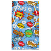 Comic Book Bubbles Geschenktaschen Kleine Geschenktüte (Rückseite)