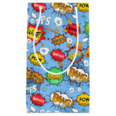Comic Book Bubbles Geschenktaschen Kleine Geschenktüte (Vorderseite)