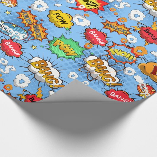 Comic Book Bubbles Packpapier (Ecke)
